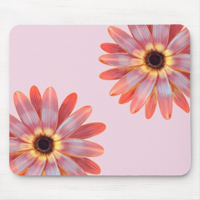 Tapis De Souris Coloré Gerbere Daisy Floral Pad (Devant)