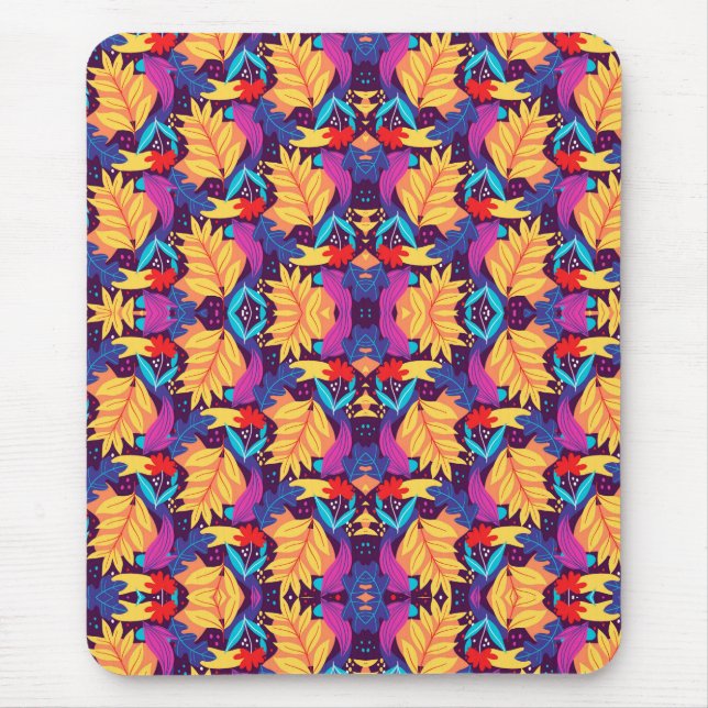 Tapis De Souris Colorful intricate geometric pattern  (Devant)