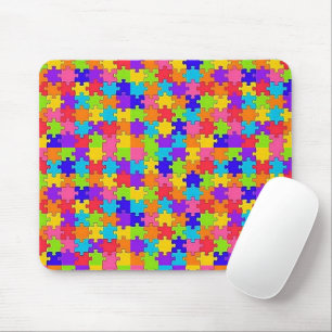 Tapis De Souris Colorful Puzzle Mouse Pad!