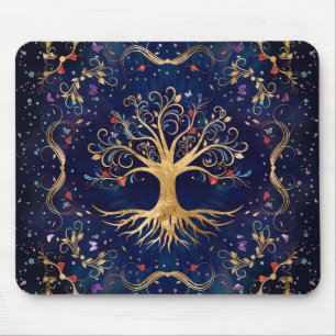 Tapis De Souris Colorful Tree of Life - Yggdrasil