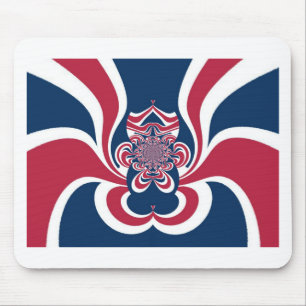 Tapis De Souris Colors unis : Motif mondial coloré