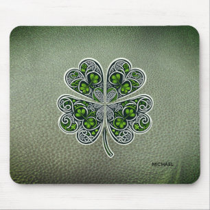 Tapis De Souris Colover Trèfle Shamrock Jour de la Saint-Patrick C