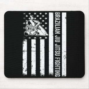 Tapis De Souris Combat de Jiu Jitsu Brésilien - Combattant de Jiu