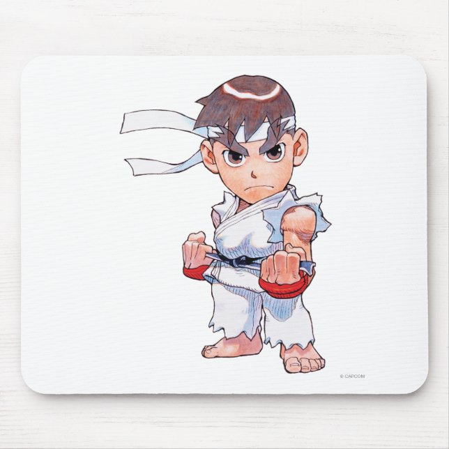 Tapis De Souris Combattant superbe II Turbo Ryu de puzzle (Devant)