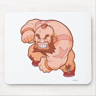 Tapis De Souris Combattant Zangief 2 de poche