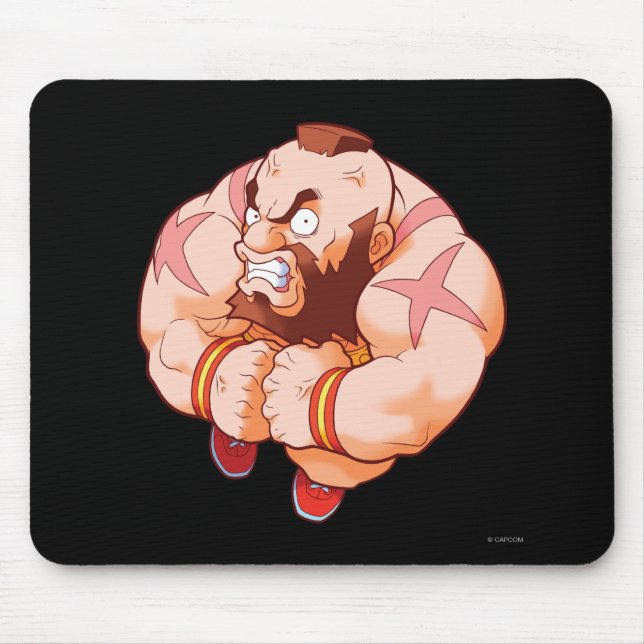 Tapis De Souris Combattant Zangief de poche (Devant)