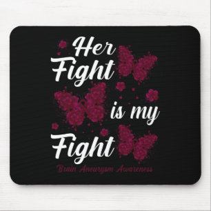 Tapis De Souris Combattre Est Mon Cerveau Combattre L'Aneuryme Sen