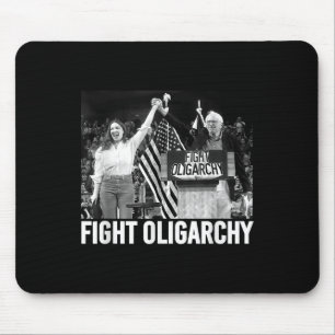 Tapis De Souris Combattre L'Oligarchie, Manifester Et Résister Ave