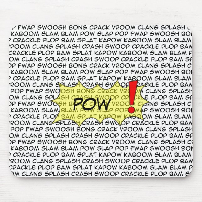 Tapis De Souris Comique parlez Mousepad (Devant)