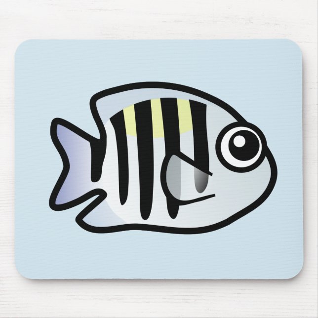 Tapis De Souris Commandant de sergent mignon (Devant)