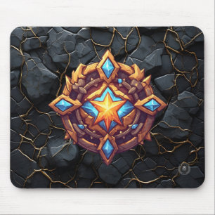 Tapis De Souris Commande Étoile Dorée 