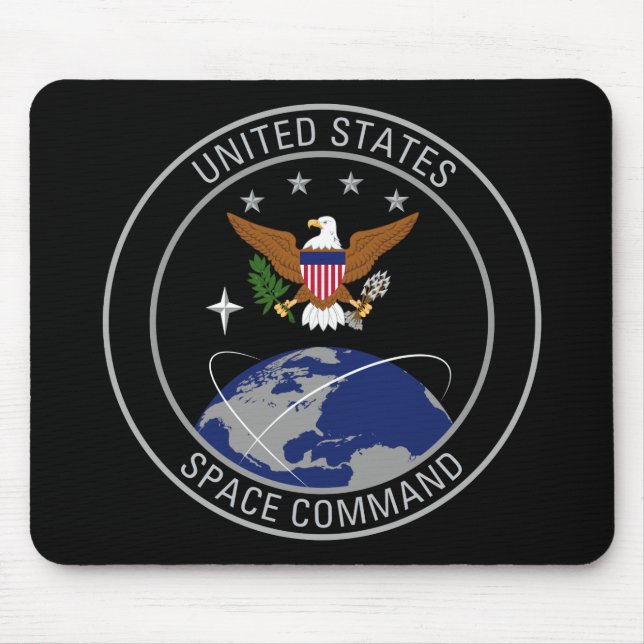 Tapis De Souris Commandement spatial des États-Unis (Devant)
