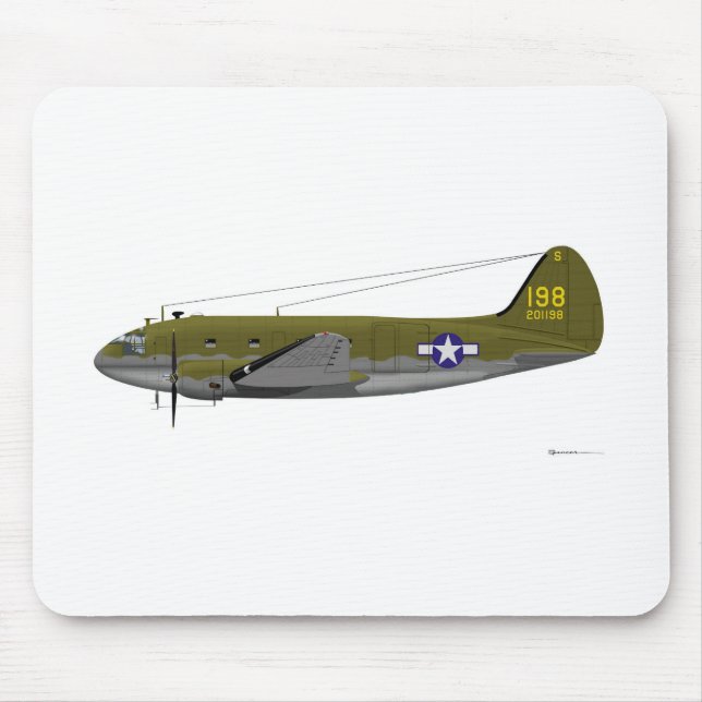 Tapis De Souris Commando de Curtiss C-46 (Devant)