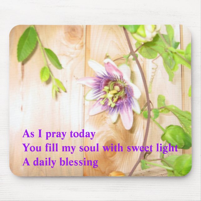 Tapis De Souris Comme je prie aujourd'hui (Devant)