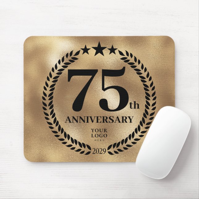 Tapis De Souris Commémoration du 75e anniversaire de Gold Business (Avec souris)