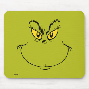 Tapis De Souris Comment Grinch Stole Visage de Noël