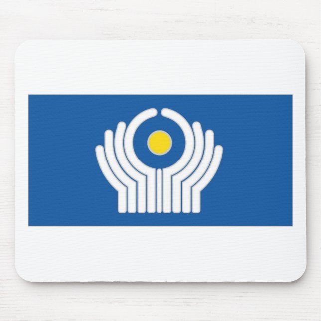 Tapis De Souris Commonwealth CIS de drapeau d'États indépendants (Devant)