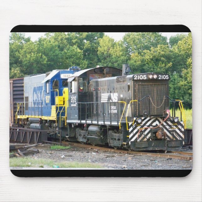 Tapis De Souris Commutateur du sud 1001 2105 de la Norfolk et CSX (Devant)