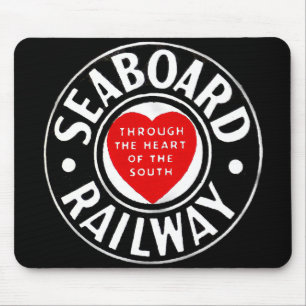 Tapis De Souris Compagnie aérienne de littoral logo ferroviaire d
