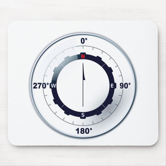 Tapis De Souris Compas des navires nautiques (Devant)