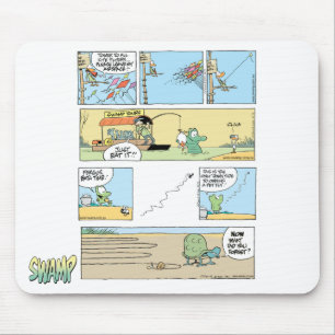 Tapis De Souris Compilation Mousepad de bande dessinée de marais