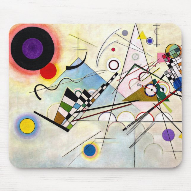 Tapis De Souris Composition Kandinsky 8 (Devant)