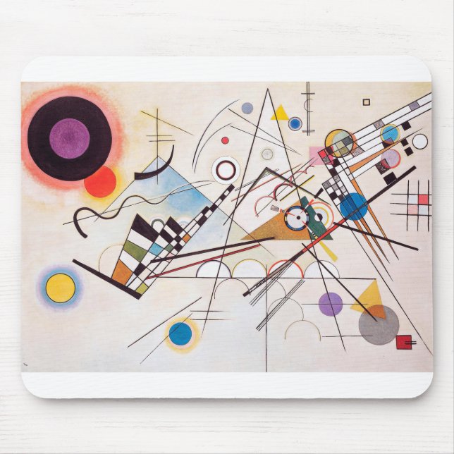 Tapis De Souris Composition originale VIII par Wassily Kandinsky (Devant)