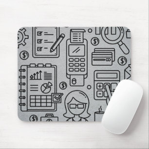 Tapis De Souris Comptabilité Illustrations