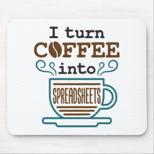 Tapis De Souris Comptable CPA I Transforme Le Café En Tableaux