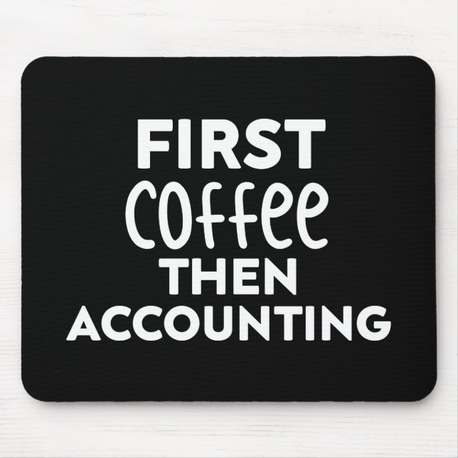 Tapis De Souris Comptable Funny (Devant)