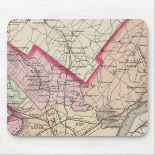 Tapis De Souris Comté de Philadelphie, ville