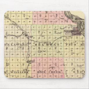 Tapis De Souris Comté d'Otoe, Nebraska