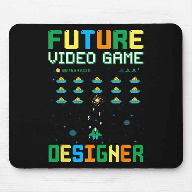 Tapis De Souris Concepteur De Jeux Vidéo Pour Enfants1 (Devant)