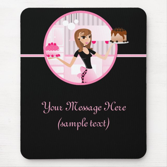 Tapis De Souris Conception 4 de Mousepad de Baker/chef de (Devant)