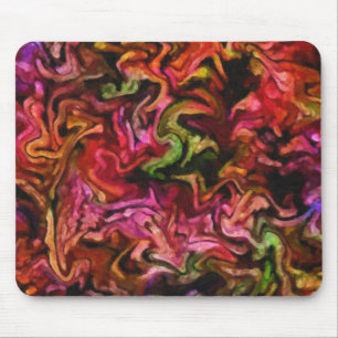 Tapis De Souris Conception abstraite colorée
