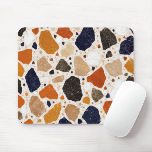 Tapis De Souris Conception Abstraite de Terrazzo Méditerranéen