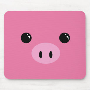 Tapis De Souris Conception animale mignonne de visage de porcelet