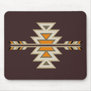 Tapis De Souris Conception-Brun d'Indien de sud-ouest