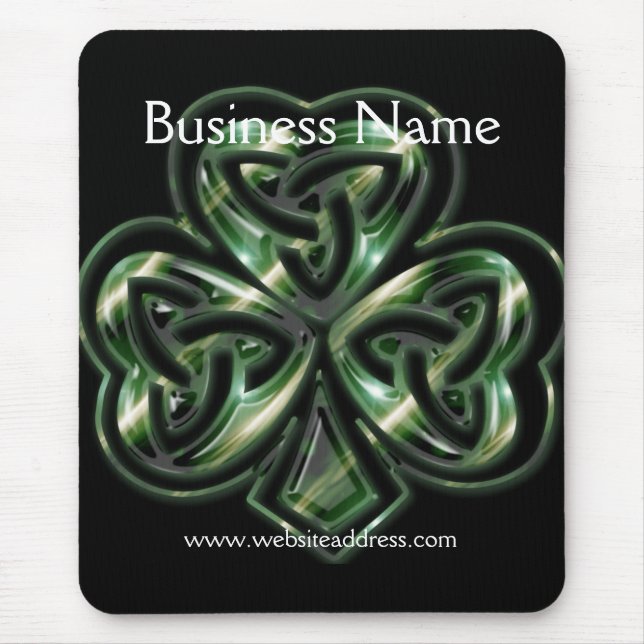 Tapis De Souris Conception celtique 2 Mousepad de shamrock (Devant)