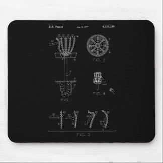 Tapis De Souris Conception de brevet de cible de panier de golf à