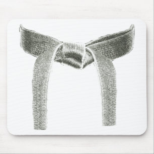 Tapis De Souris Conception de ceinture d'arts martiaux