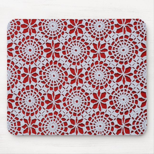 Tapis De Souris Conception de crochet (Devant)