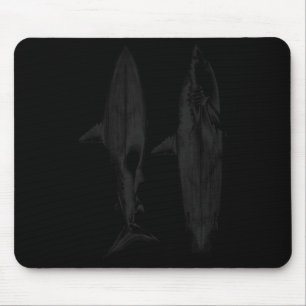 Tapis De Souris Conception de dérive de planche de surf requin coo