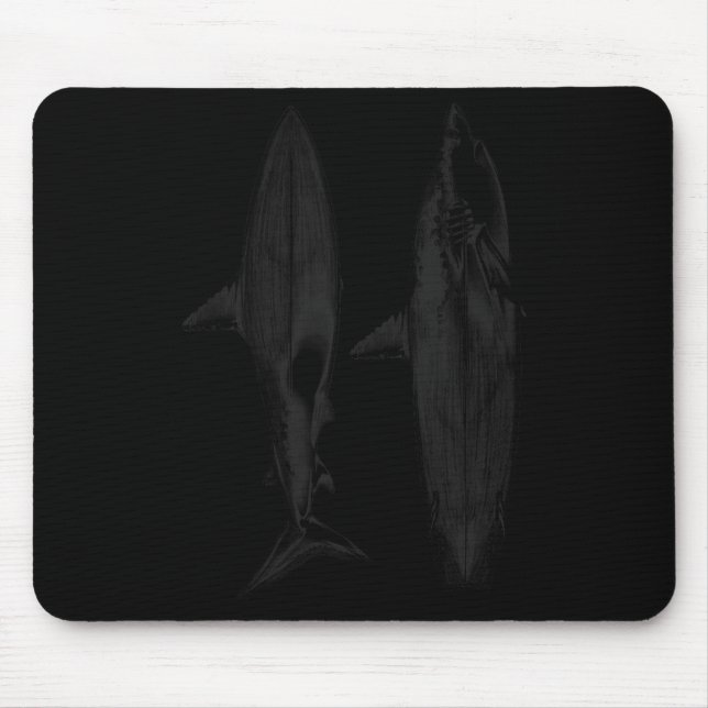 Tapis De Souris Conception de dérive de planche de surf requin coo (Devant)