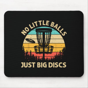 Tapis De Souris Conception de disque de golf drôle pour hommes fem