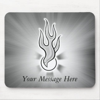 Tapis De Souris Conception de flamme de colombe de Saint-Esprit