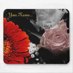 Tapis De Souris Conception de fleurs neutre