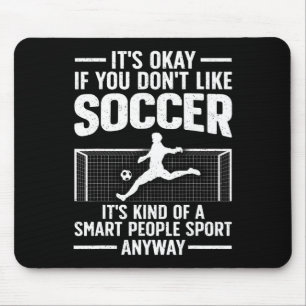 Tapis De Souris Conception de football drôle pour les hommes femme