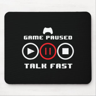 Tapis De Souris Conception de jeu vidéo drôle pour hommes femmes j