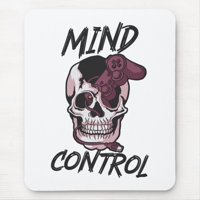 Tapis De Souris Conception de jeux de contrôle mental (Devant)